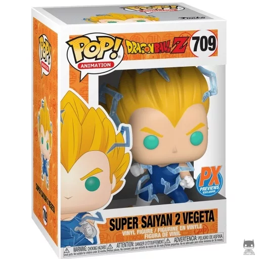 Figura Funko Pop! Vegeta Super Saiyan 2 (Chase & Brilla en la oscuridad) (Vegeta)