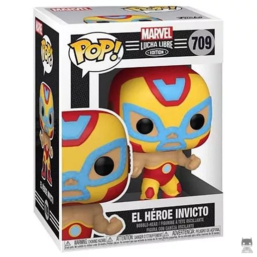 Figura Funko Pop! El Héroe Invicto (Marvel Lucha Libre)
