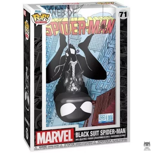 Figura Funko Pop! Spider-Man con traje negro (Spider-Man (Peter Parker))