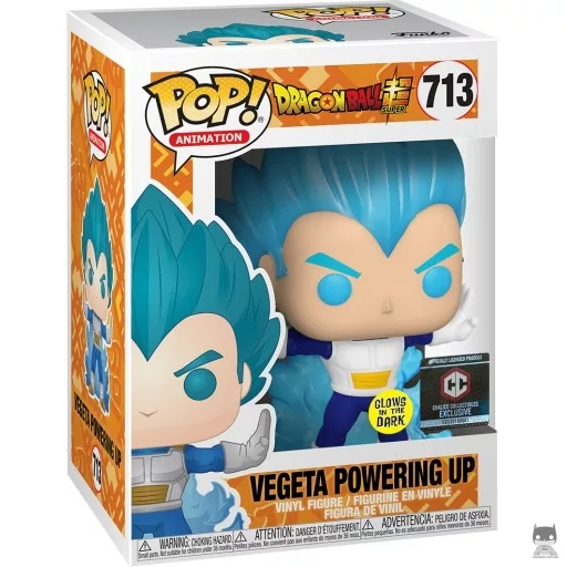 Figura Funko Pop! Vegeta aumentando su poder (Brilla en la oscuridad) (Vegeta)