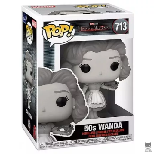 Figura Funko Pop! Wanda años 50 (Blanco y negro) (Blanco y negro)