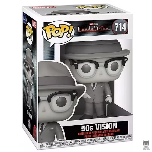 Figura Funko Pop! Visión años 50 (Blanco y negro) (Visión)