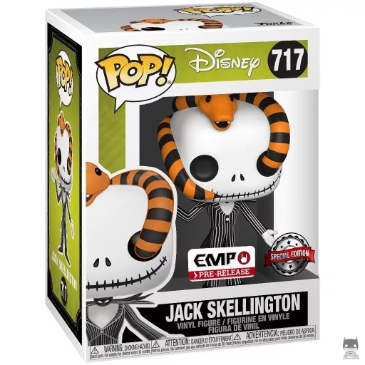 Figura Funko Pop! Jack Skellington con serpiente (Jack Skellington)