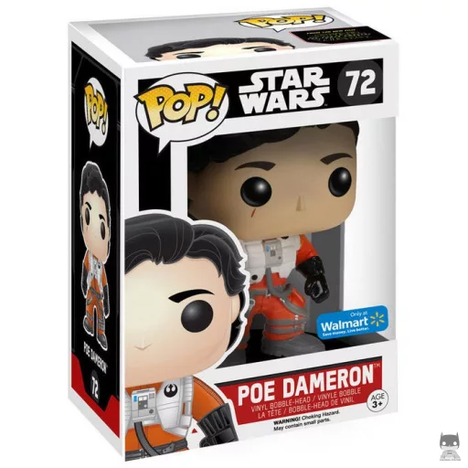 Figura Funko Pop! Poe Dameron sin máscara (Star Wars: Episodio VII, El despertar de la Fuerza)