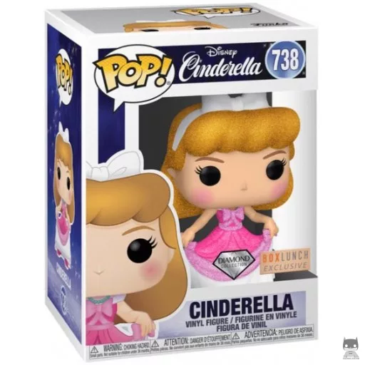 Figura Funko Pop! Cenicienta (Purpurina de diamante) (La Cenicienta)