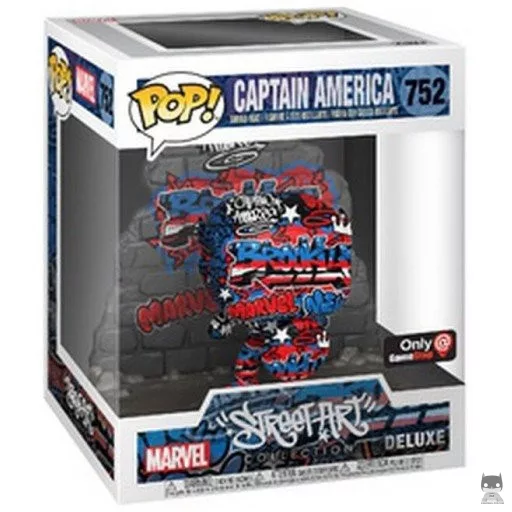 Figura Funko Pop! Capitán América Street Art (Capitán América (Steve Rogers))