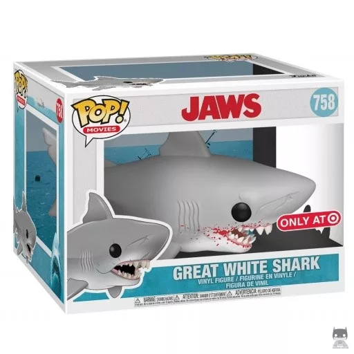 Figura Funko Pop! Gran tiburón blanco (Ensangrentado) (Supersized) (Tiburón)