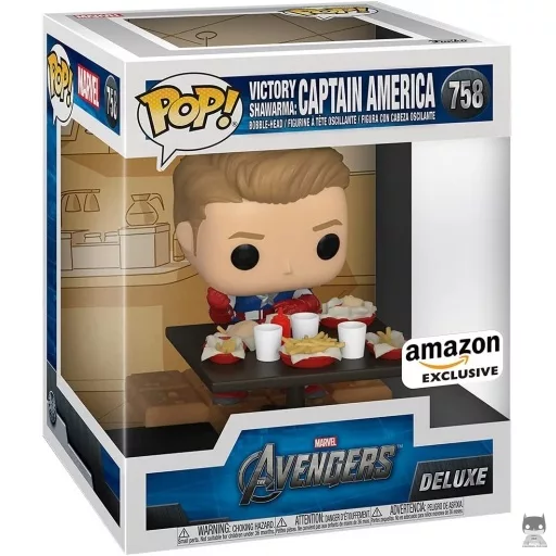 Figura Funko Pop! Shawarma de la victoria: Capitán América (Vengadores)