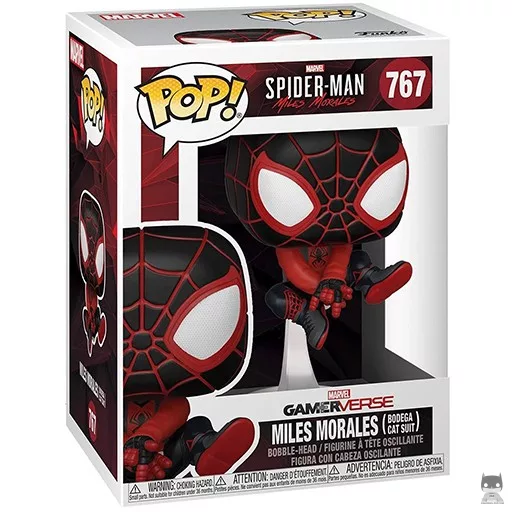Figura Funko Pop! Miles Morales (Traje Bodega Cat) (Spider-Man (Miles Morales))
