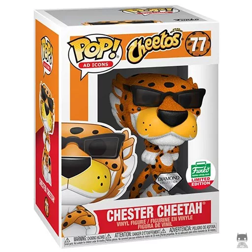 Figura Funko Pop! Chester Cheetah (Purpurina de diamante) (Ad Icons)