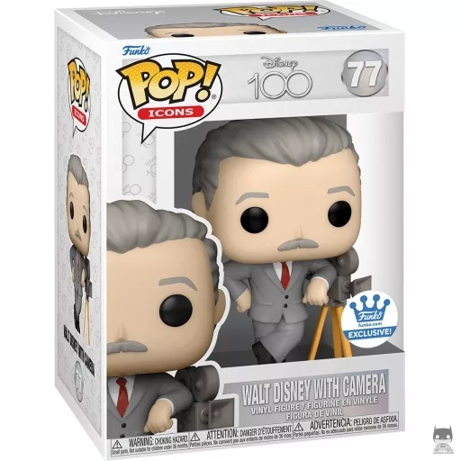 Figura Funko Pop! Walt Disney con cámara (Funko Fair 2023)
