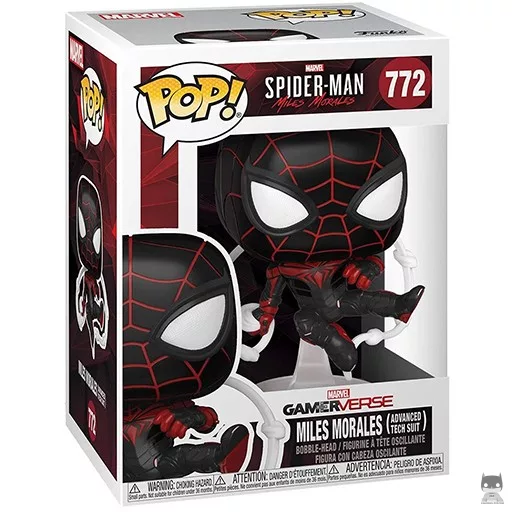 Figura Funko Pop! Miles Morales (Traje de tecnología avanzada) (Spider-Man (Miles Morales))