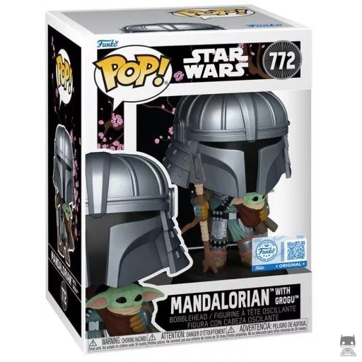 Figura Funko Pop! Mandaloriano con Grogu (Samurái) (Star Wars (Artist Series))