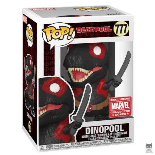 Figura Funko Pop! Dinopool (Negro) (Deadpool)