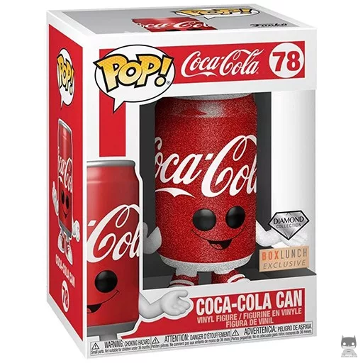 Figura Funko Pop! Lata de Coca-Cola (Purpurina de diamante) (Box Lunch)
