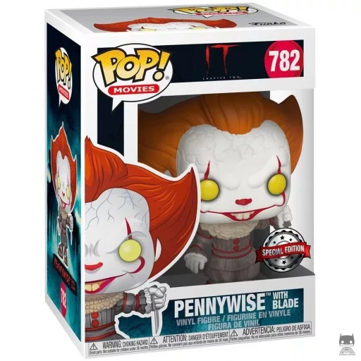 Figura Funko Pop! Pennywise con Blade (It: Capítulo 2)