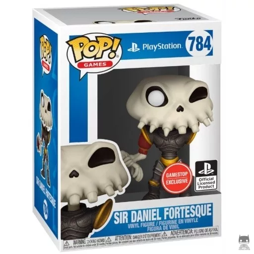 Figura Funko Pop! Sir Daniel Fortesque (Metalizado) (Playstation)