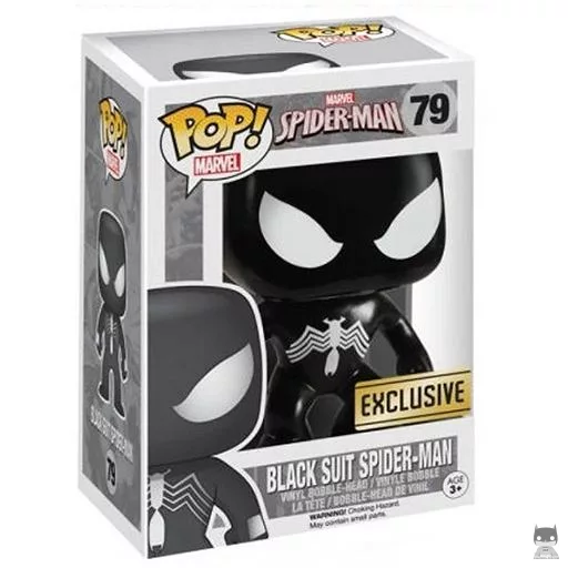 Figura Funko Pop! Spider-Man (Traje negro) (Spider-Man (Peter Parker))