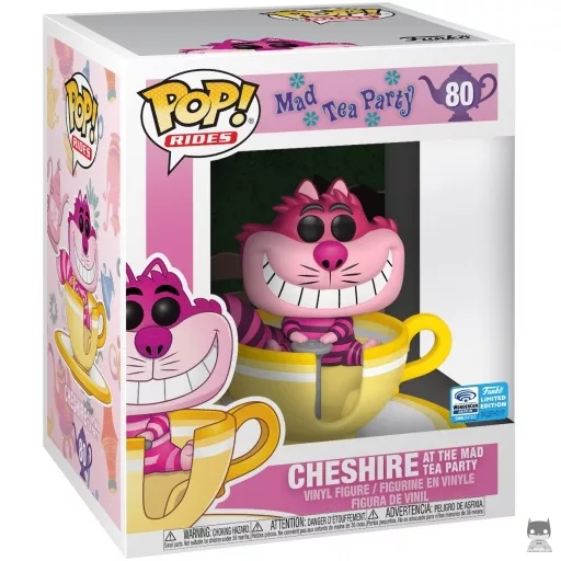 Figura Funko Pop! Gato de Cheshire en la atracción de las tazas (Alicia en el país de las maravillas)