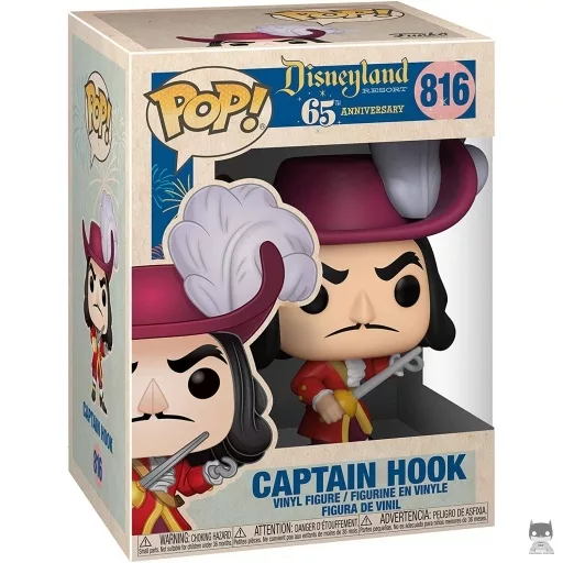 Figura Funko Pop! Capitán Garfio (65.º aniversario de Disneyland Resort)