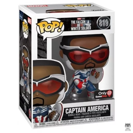 Figura Funko Pop! Capitán América (Falcon y el Soldado de Invierno)