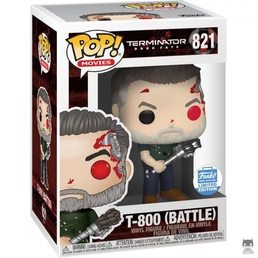 Figura Funko Pop! T-800 de batalla (Terminator: Destino oscuro)