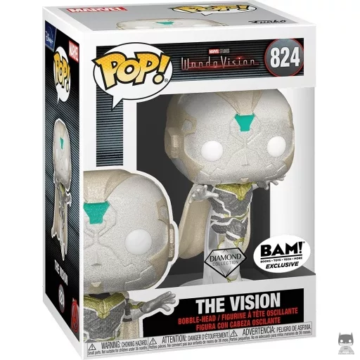 Figura Funko Pop! Visión (Purpurina de diamante) (WandaVision)