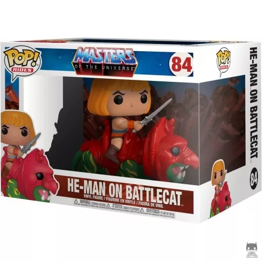 Figura Funko Pop! He-Man en Battle Cat (He-Man)