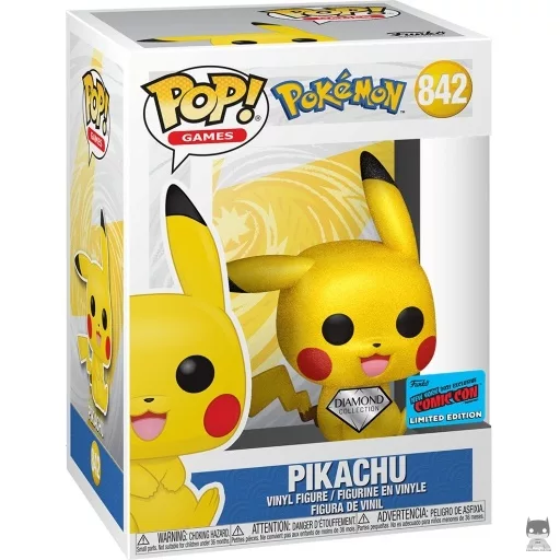 Figura Funko Pop! Pikachu (Purpurina de diamante) (Pikachu)