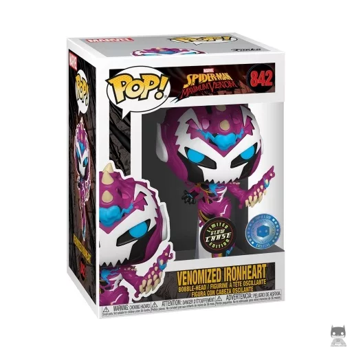 Figura Funko Pop! Ironheart venomizada (Chase) (Spider-Man: Maximum Venom)