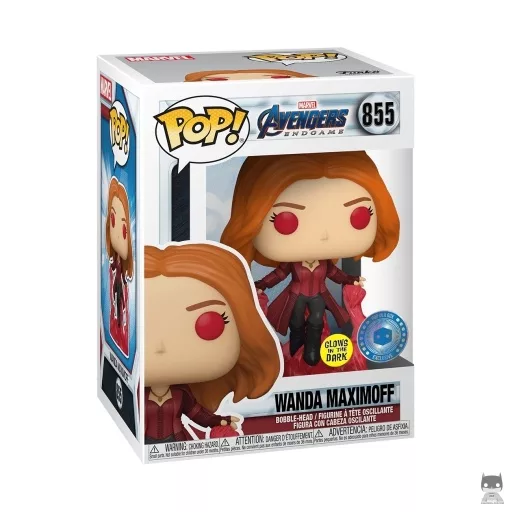 Figura Funko Pop! Wanda Maximoff (Brilla en la oscuridad) (Pop In A Box)