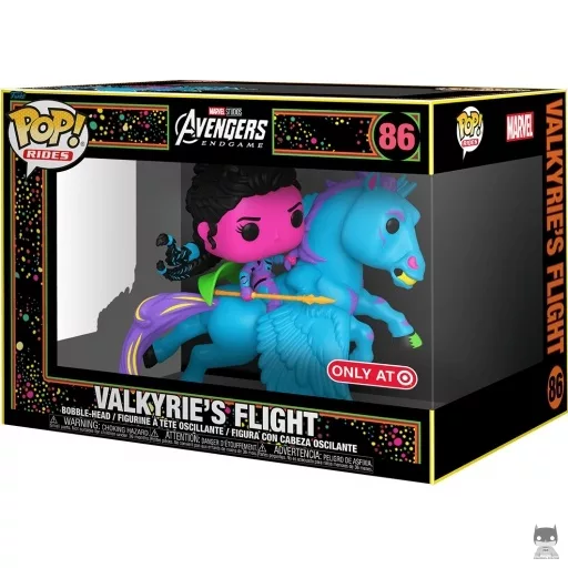 Figura Funko Pop! Valquiria a caballo (Luz negra) (Vengadores: Endgame)