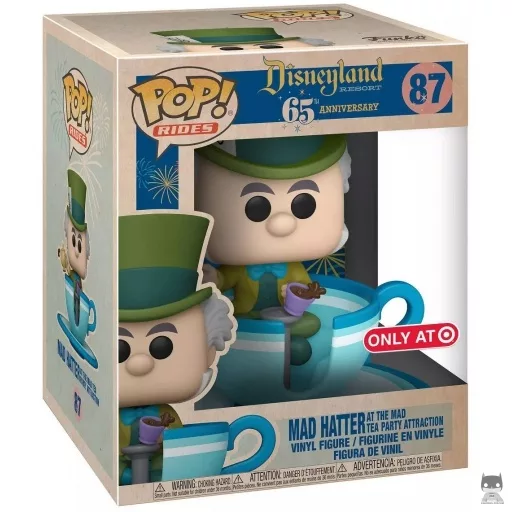 Figura Funko Pop! Sombrerero Loco en la atracción Mad Tea Party (65.º aniversario de Disneyland Resort)