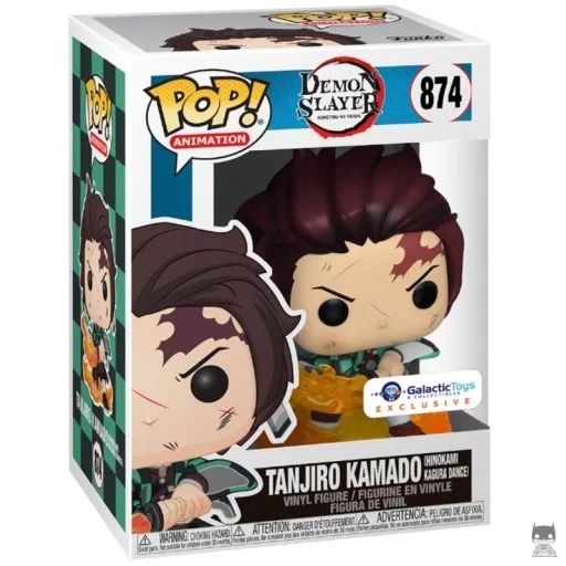 Figura Funko Pop! Tanjiro Kamado (Danza del Dios del Fuego) (Demon Slayer)