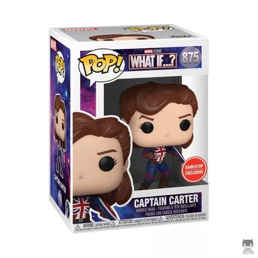 Figura Funko Pop! Capitana Carter (¿Qué pasaría si...?)