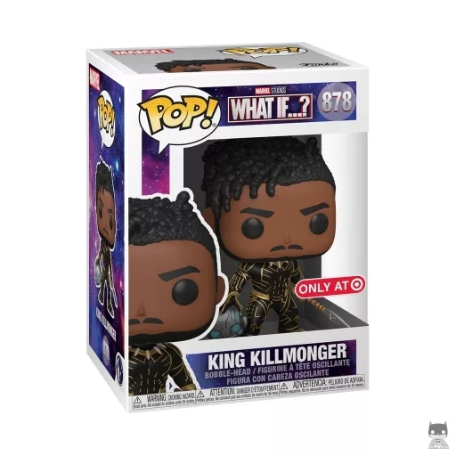 Figura Funko Pop! Rey Killmonger (¿Qué pasaría si...?)