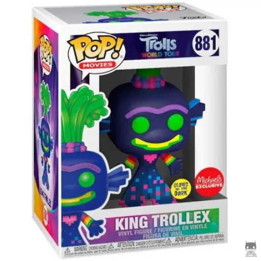 Figura Funko Pop! Rey Trollex (Brilla en la oscuridad) (Rey Trollex)