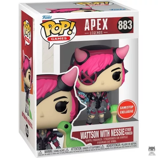 Figura Funko Pop! Wattson con Nessie (Cyber Punked) (Apex Legends)