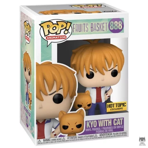 Figura Funko Pop! Kyo con gato (Fruits Basket)