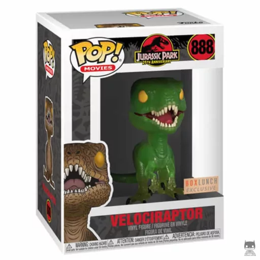 Figura Funko Pop! Velociraptor "Chica lista" (Parque Jurásico)