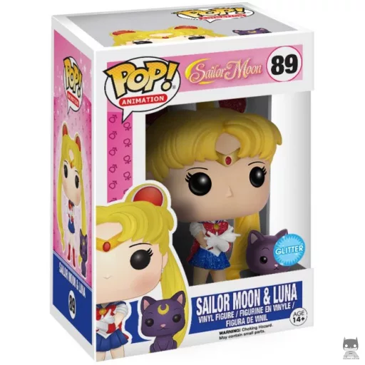 Figura Funko Pop! Sailor Moon & Luna (Purpurina) (Go !)