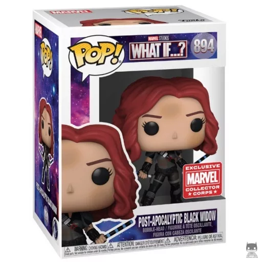 Figura Funko Pop! Viuda Negra postapocalíptica (¿Qué pasaría si...?)