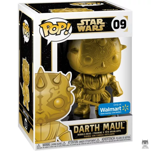 Figura Funko Pop! Darth Maul (Dorado) (Metalizado)