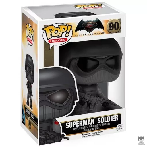 Figura Funko Pop! Superman soldado (Batman v Superman: El amanecer de la justicia)
