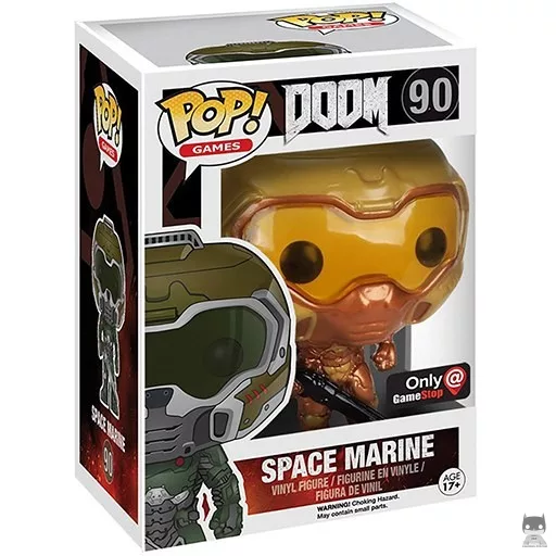Figura Funko Pop! Space Marine (Dorado) (Doom)