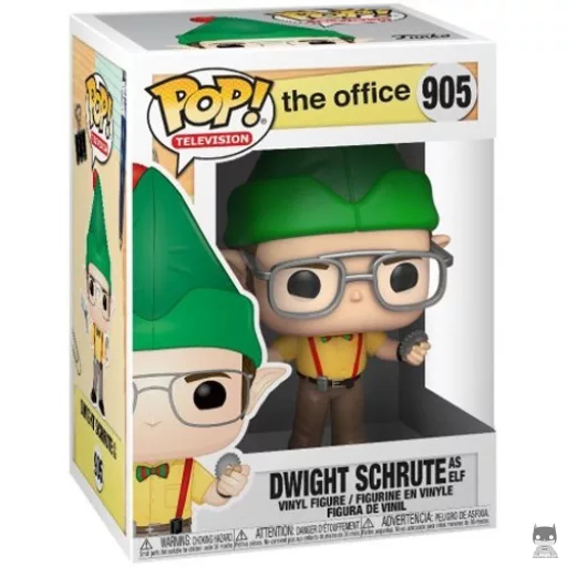 Figura Funko Pop! Dwight Schrute como elfo (The Office)