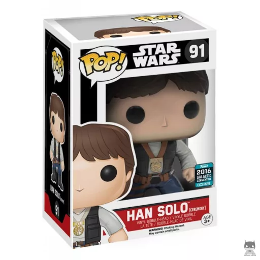 Figura Funko Pop! Han Solo con atuendo de ceremonia (Star Wars: Episodio IV, Una nueva esperanza)