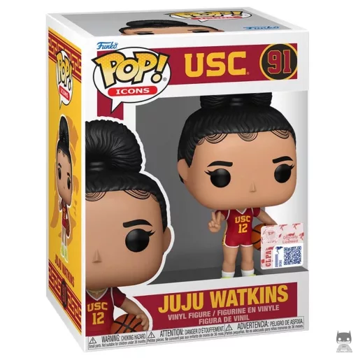 Figura Funko Pop! JuJu Watkins (Camiseta cardenal) (USC)