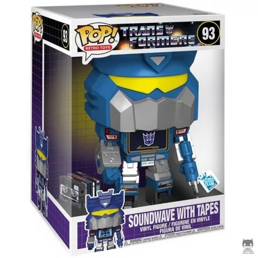 Figura Funko Pop! Soundwave con casetes (Supersized) (Transformers)
