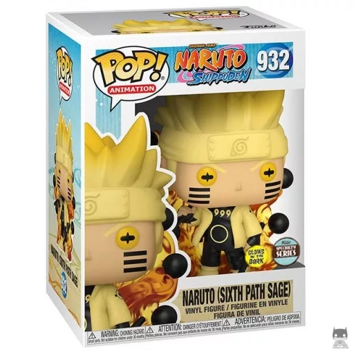 Figura Funko Pop! Naruto Uzumaki Chakra del Kyubi (Brilla en la oscuridad) (Naruto Uzumaki)